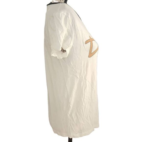 Express One Eleven Women's Size Small White Desert Vibes Ringer Short Sleeve Tee - Picture 6 of 7